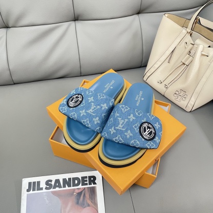 L Style Casual Velcro Slippers