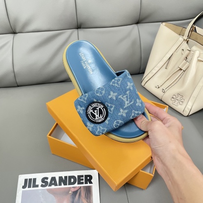 L Style Casual Velcro Slippers