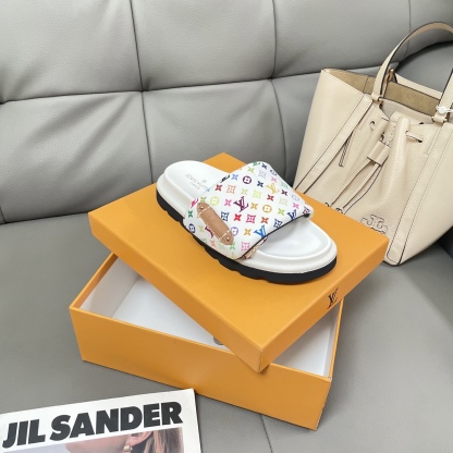 L Style Casual Velcro Slippers