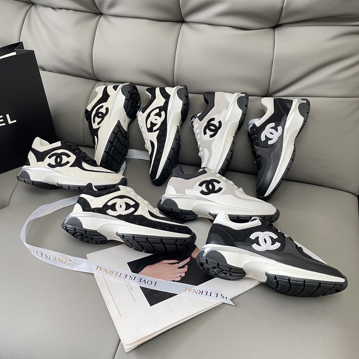 C Style Panda Sneakers