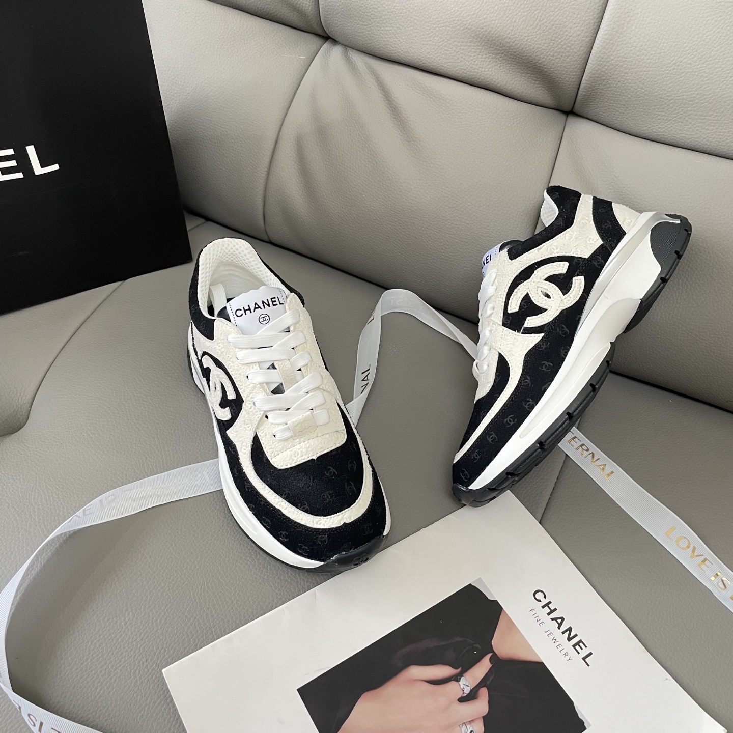 C Style Panda Sneakers