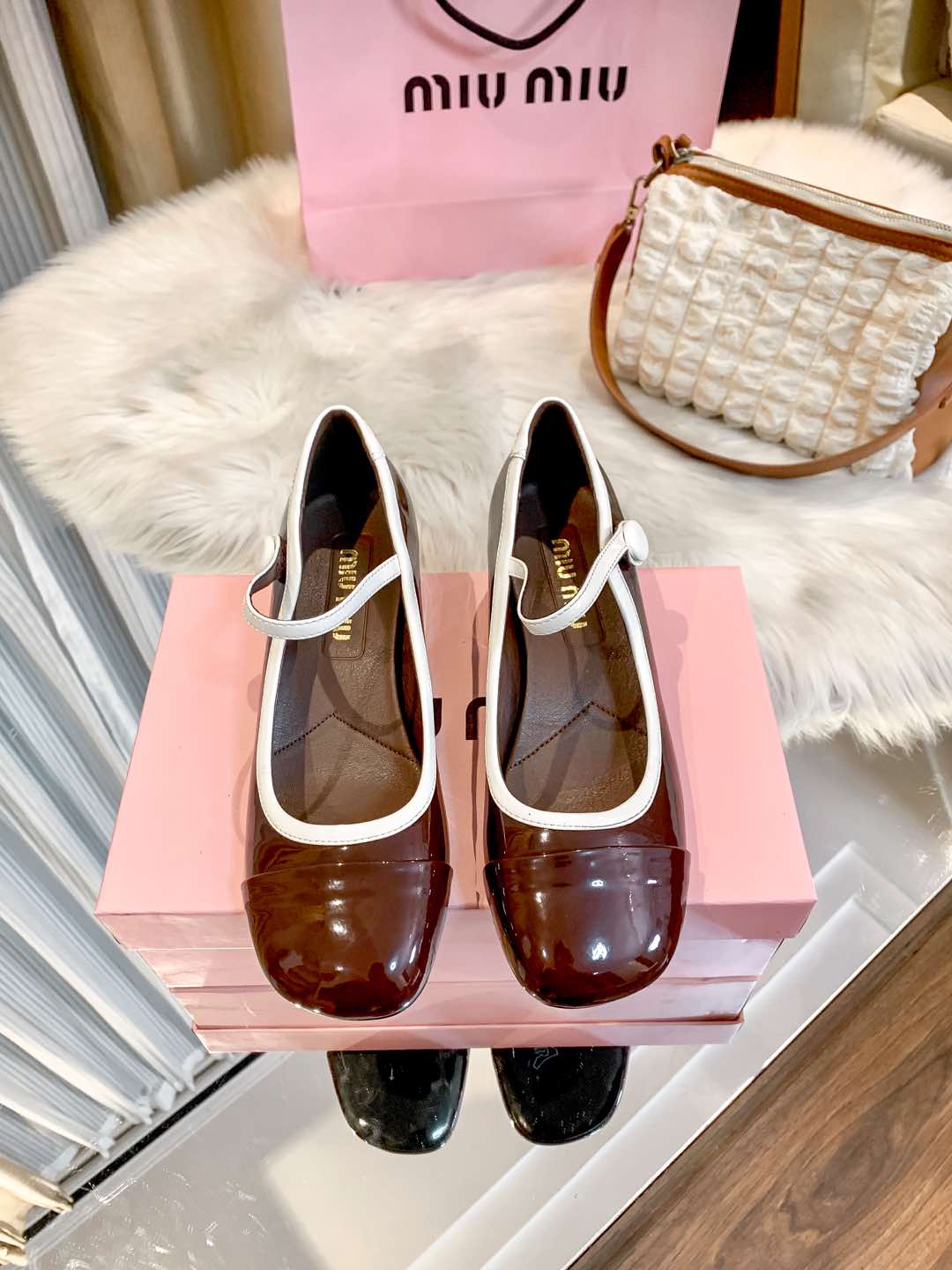 M Style Strap Chunky Heel Mary Jane Shoes