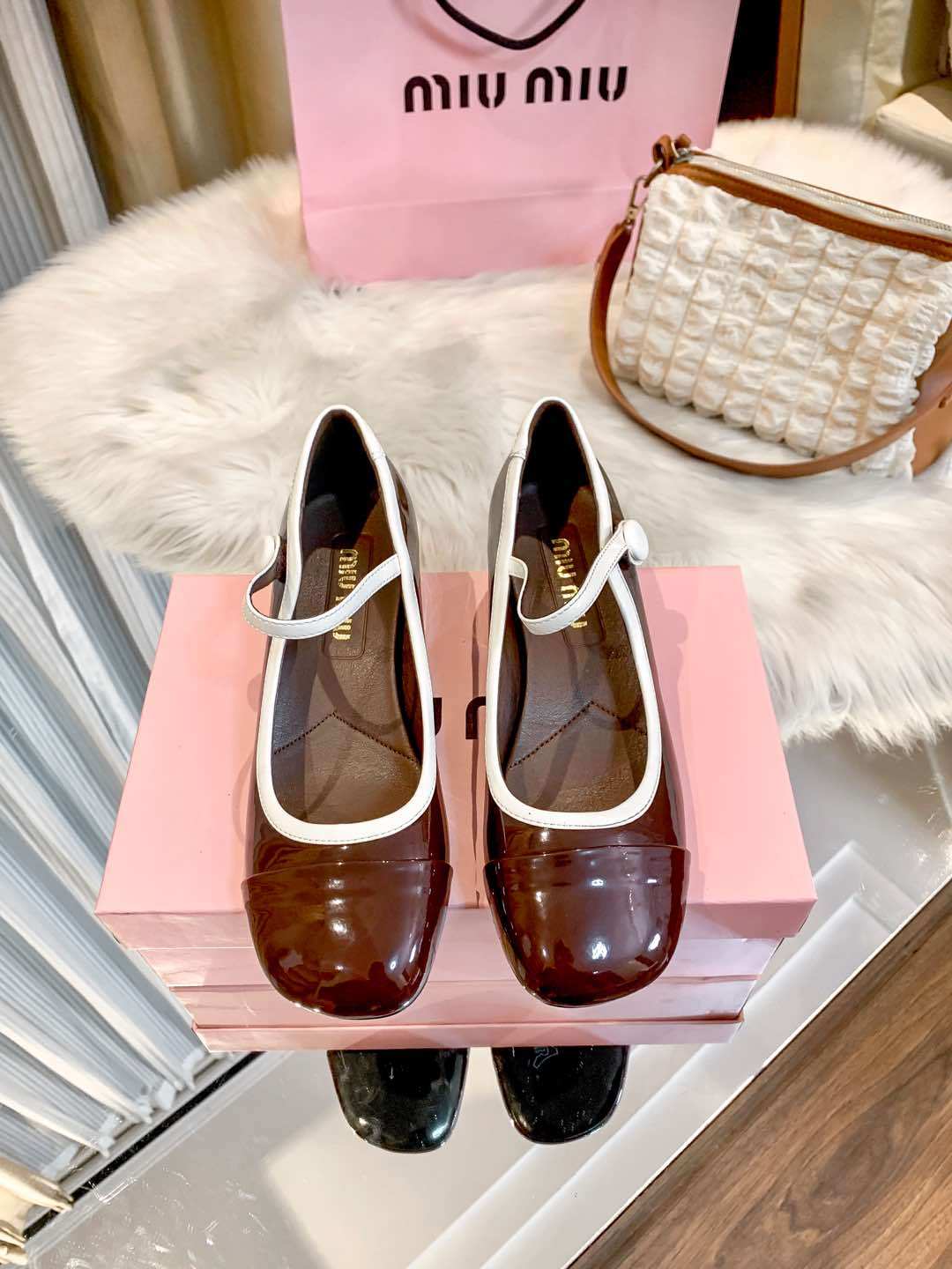 M Style Strap Chunky Heel Mary Jane Shoes