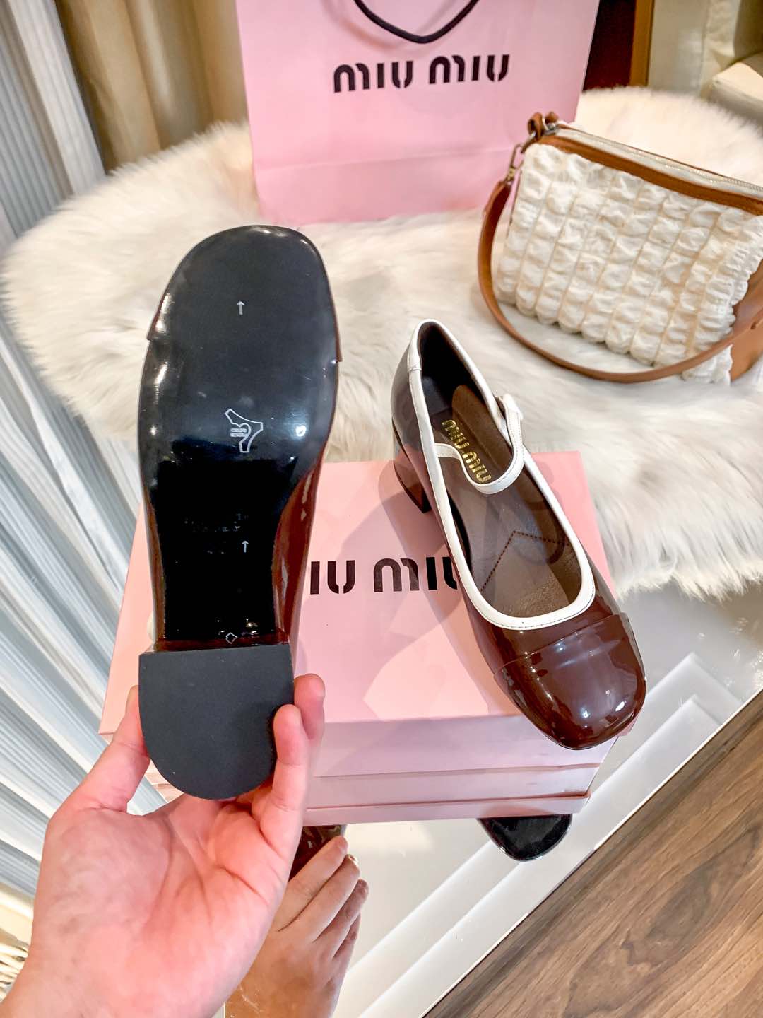 M Style Strap Chunky Heel Mary Jane Shoes