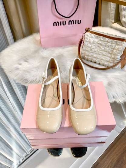 M Style Strap Chunky Heel Mary Jane Shoes