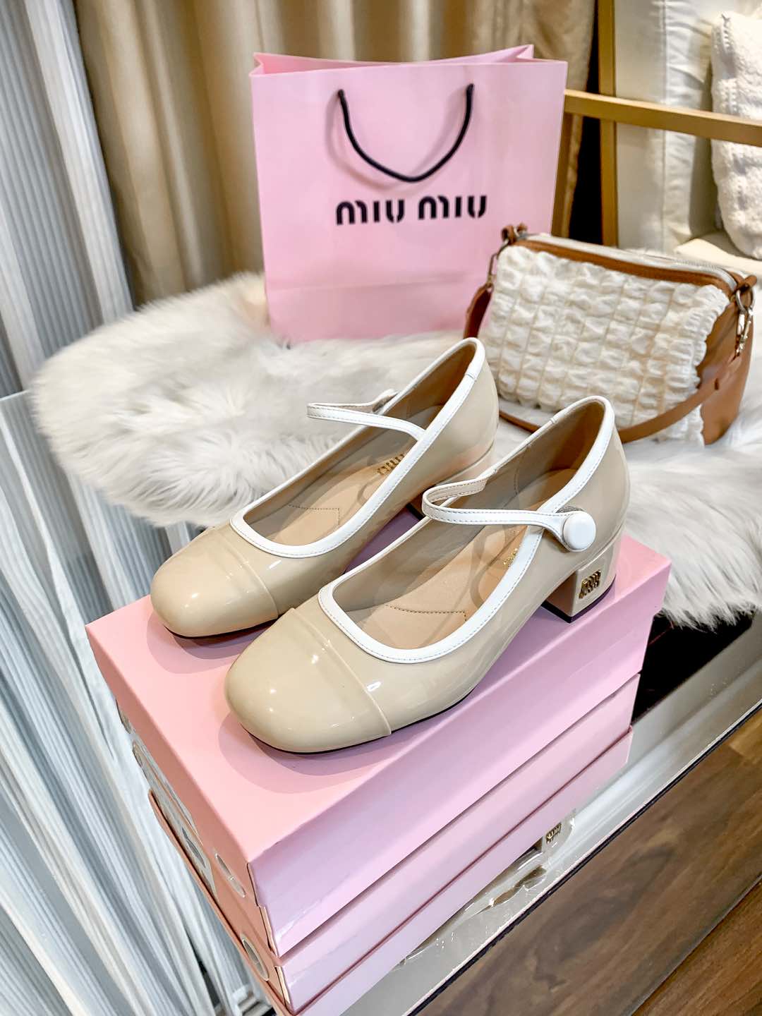 M Style Strap Chunky Heel Mary Jane Shoes