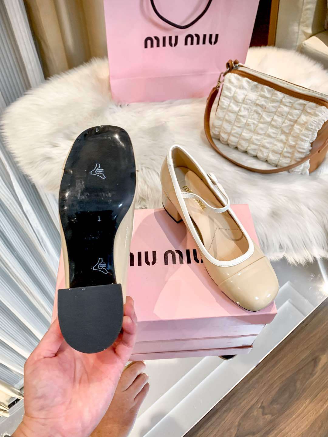 M Style Strap Chunky Heel Mary Jane Shoes