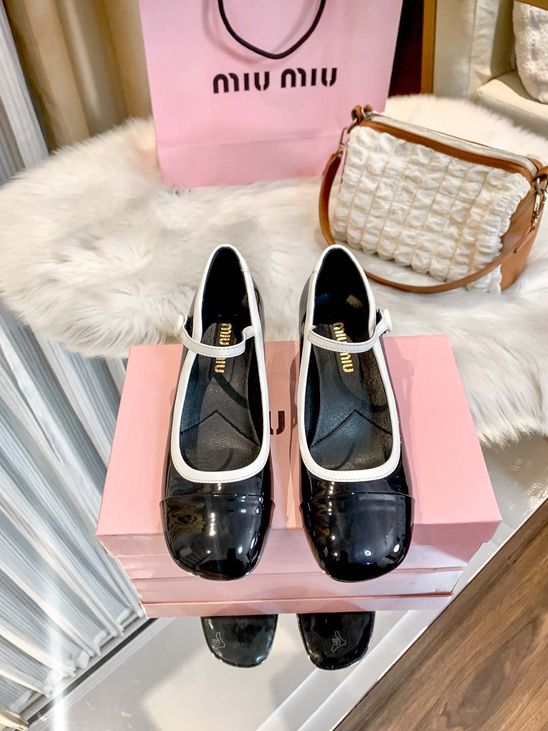 M Style Strap Chunky Heel Mary Jane Shoes