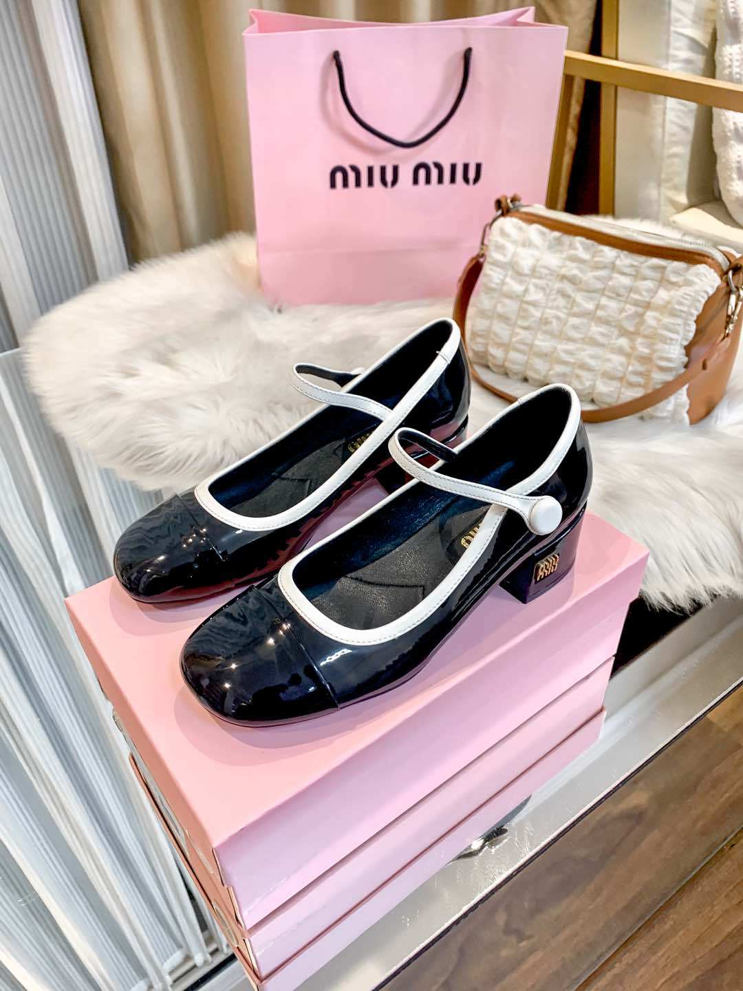 M Style Strap Chunky Heel Mary Jane Shoes