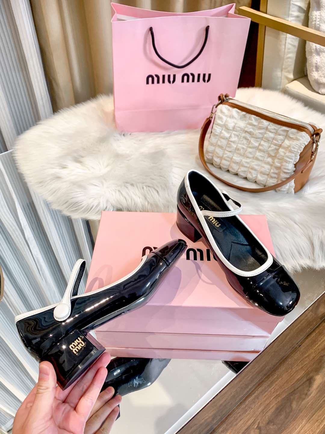 M Style Strap Chunky Heel Mary Jane Shoes