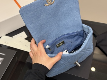 C Style Denim Bag size：30cm 25cm 20cm