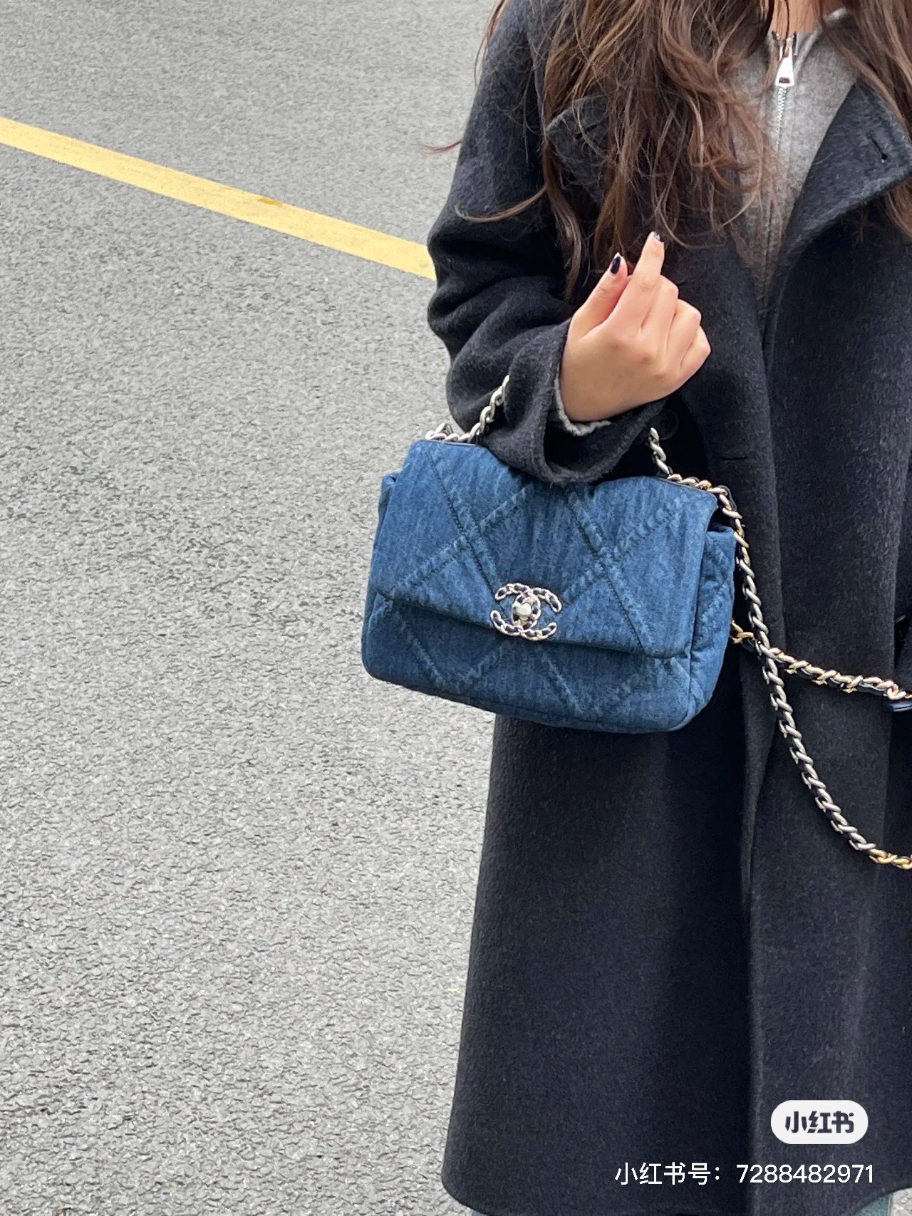 C Style Denim Bag size：30cm 25cm 20cm
