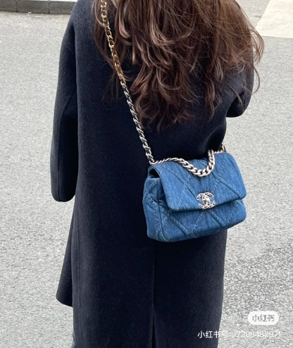 C Style Denim Bag size：30cm 25cm 20cm
