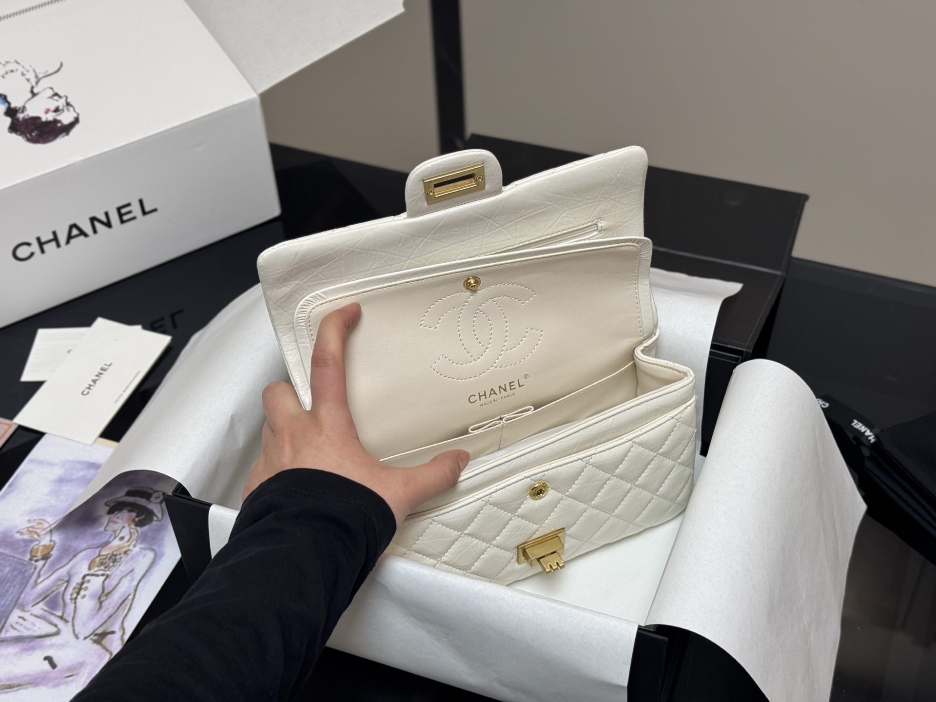 C Style folding box airplane box size23cm 20cm