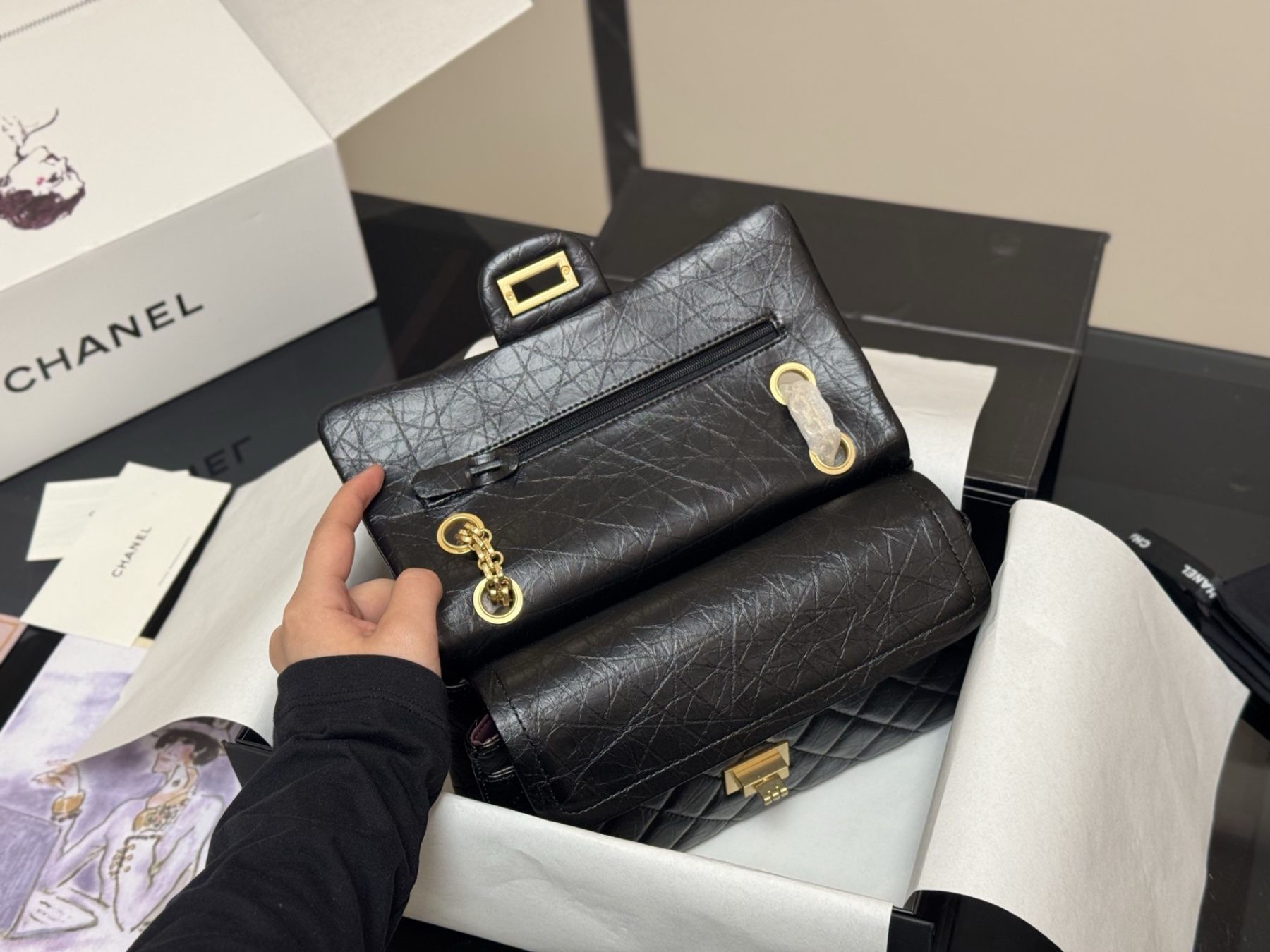 C Style folding box airplane box size23cm 20cm