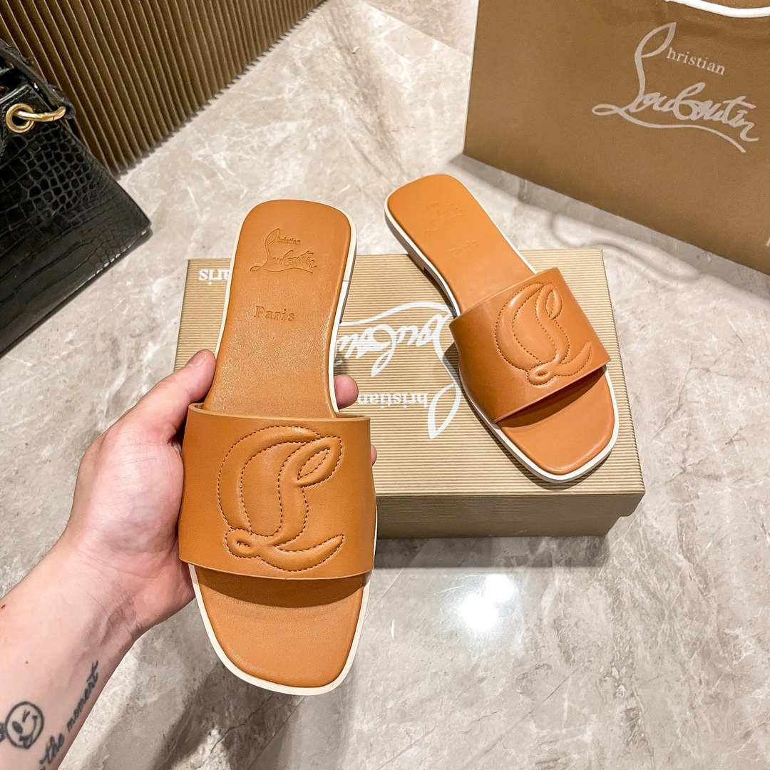 C style Casual flip flops Flat slippers