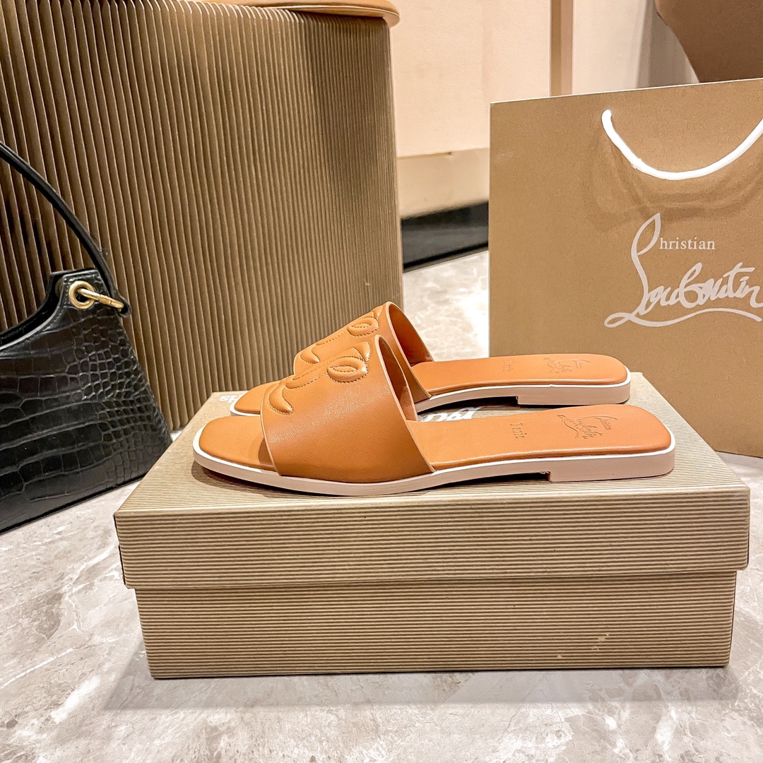 C style Casual flip flops Flat slippers