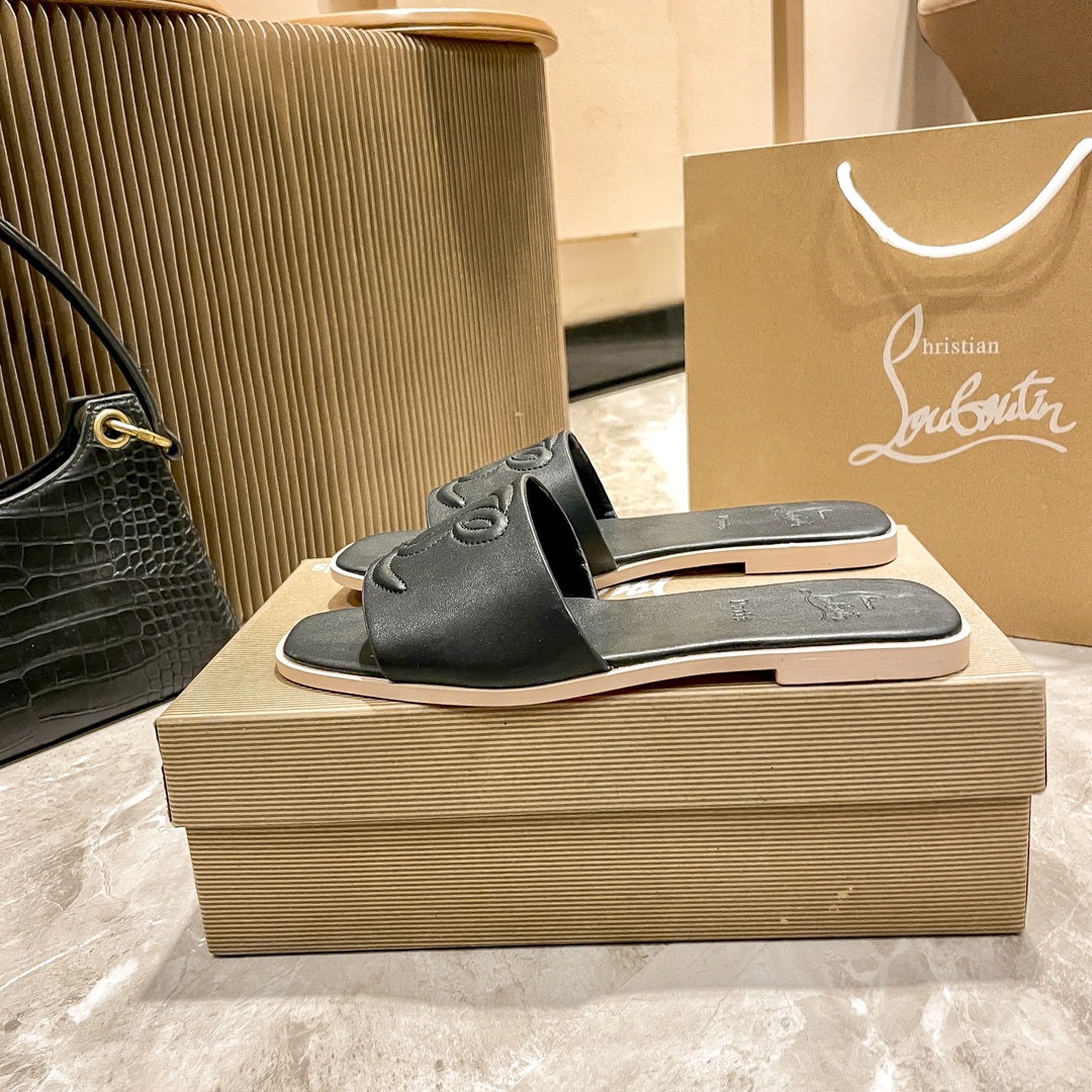 C style Casual flip flops Flat slippers