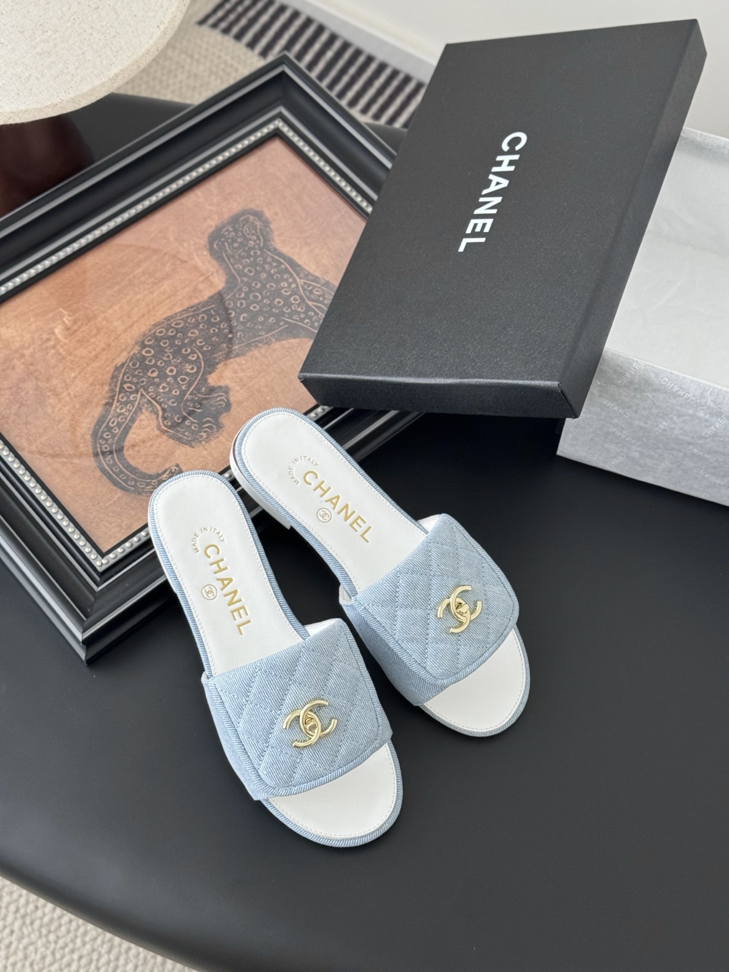 C Style Schoolbag buckle flip-flop flat slippers