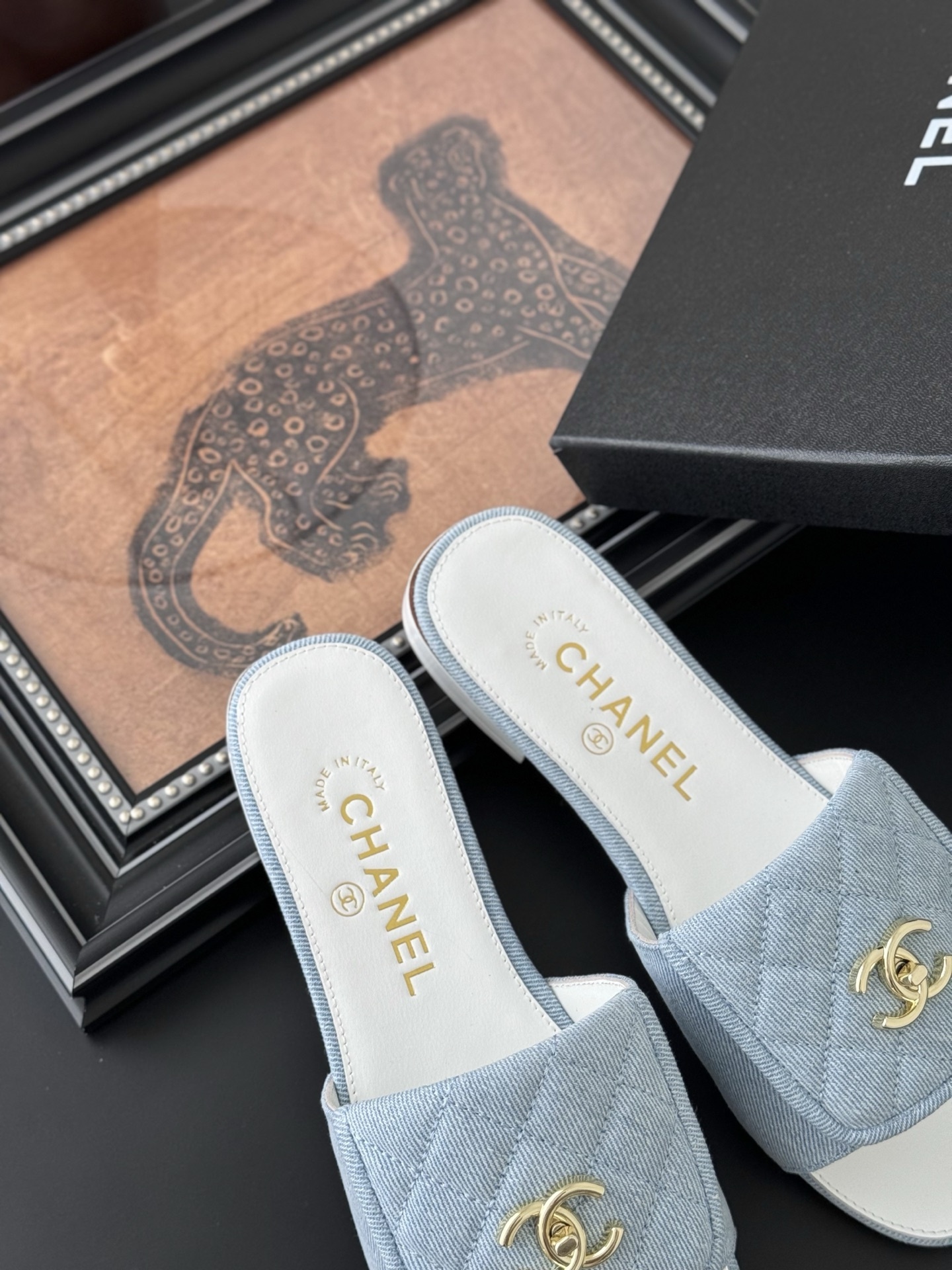 C Style Schoolbag buckle flip-flop flat slippers