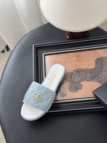 C Style Schoolbag buckle flip-flop flat slippers