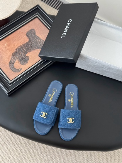 C Style Schoolbag buckle flip-flop flat slippers