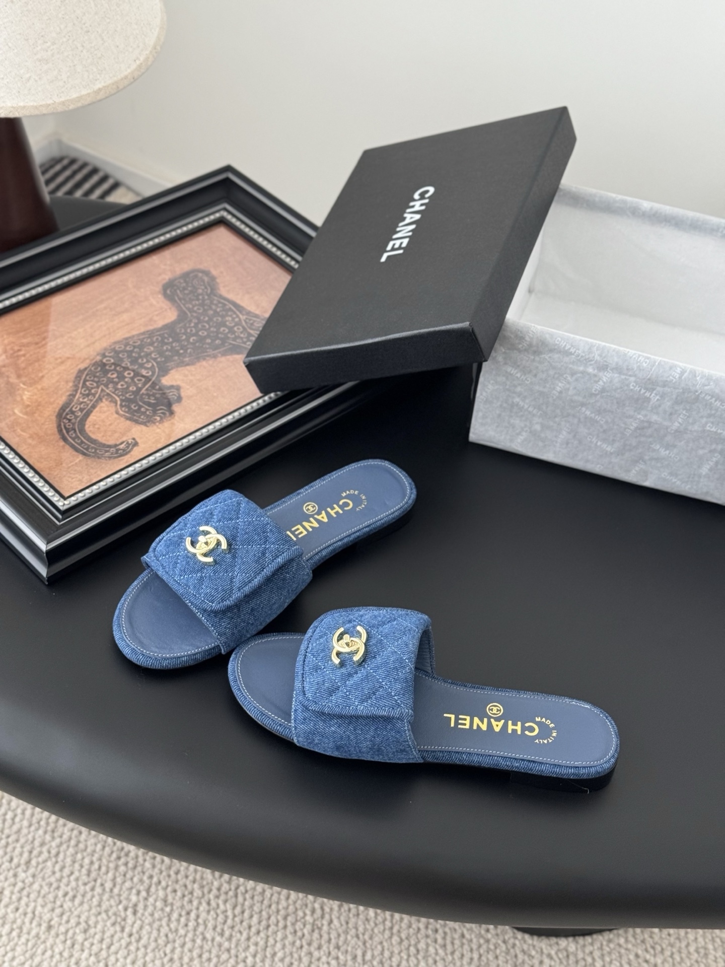 C Style Schoolbag buckle flip-flop flat slippers