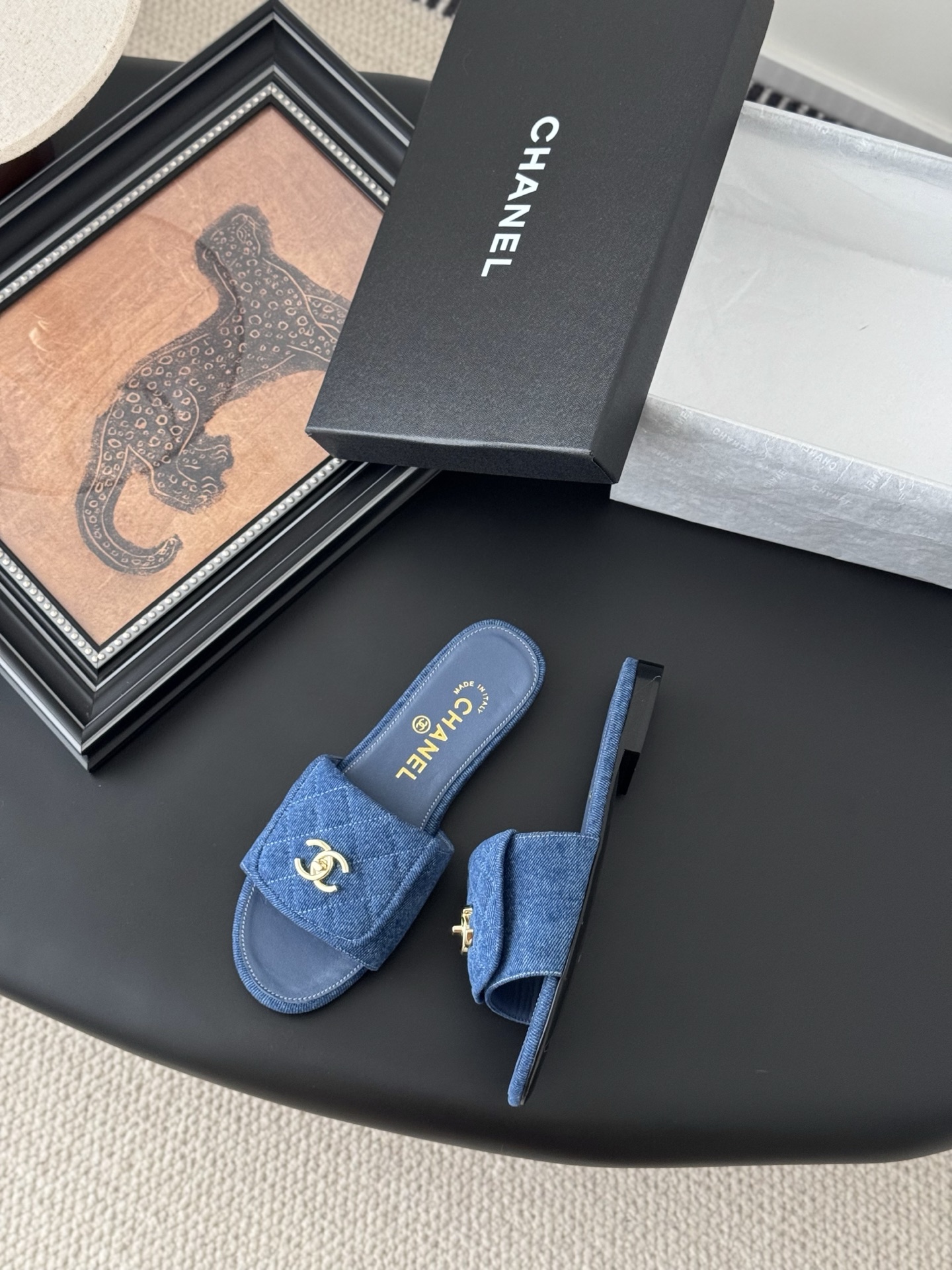 C Style Schoolbag buckle flip-flop flat slippers