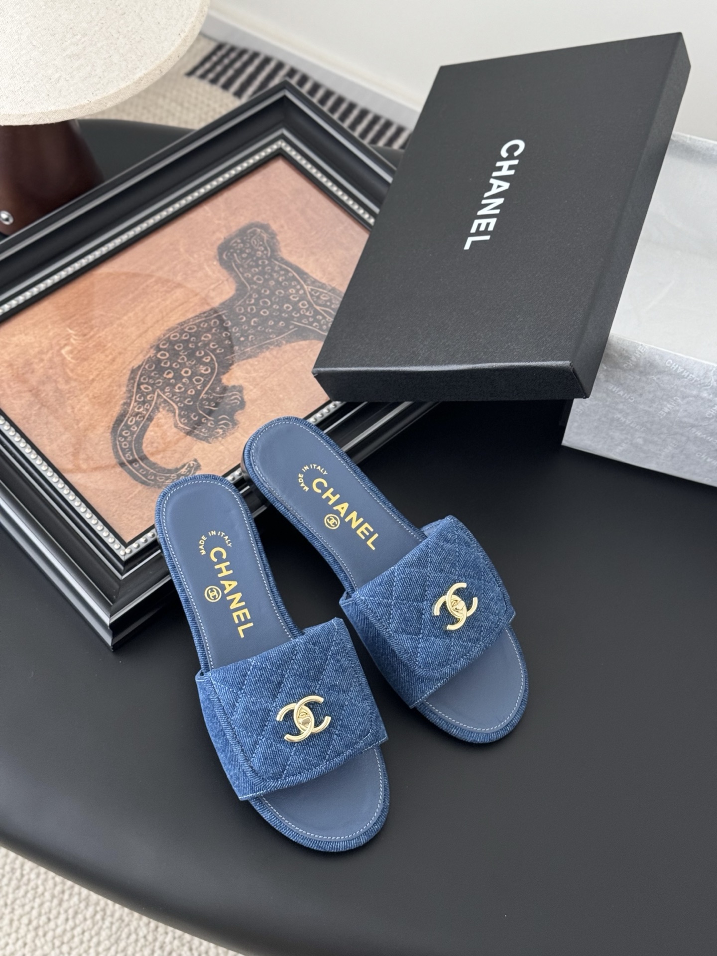 C Style Schoolbag buckle flip-flop flat slippers