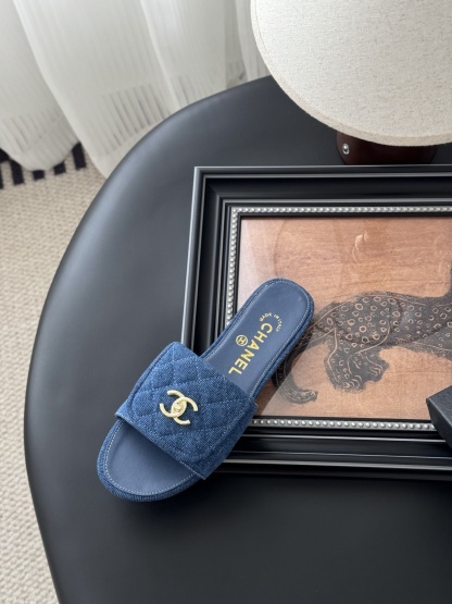 C Style Schoolbag buckle flip-flop flat slippers