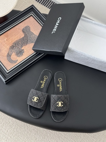 C Style Schoolbag buckle flip-flop flat slippers