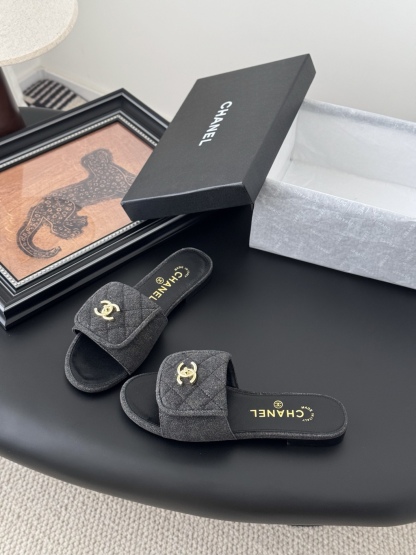 C Style Schoolbag buckle flip-flop flat slippers