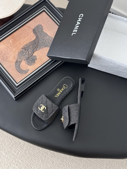 C Style Schoolbag buckle flip-flop flat slippers