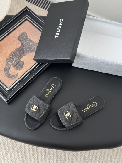 C Style Schoolbag buckle flip-flop flat slippers