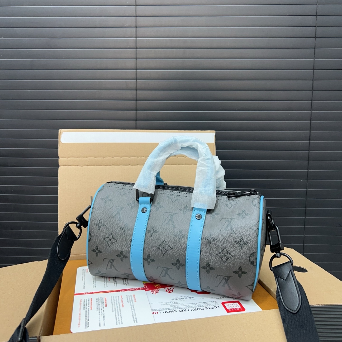 L Style Printed Handbag Crossbody Bag