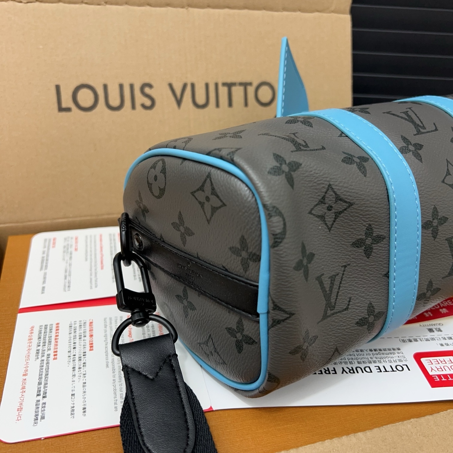 L Style Printed Handbag Crossbody Bag