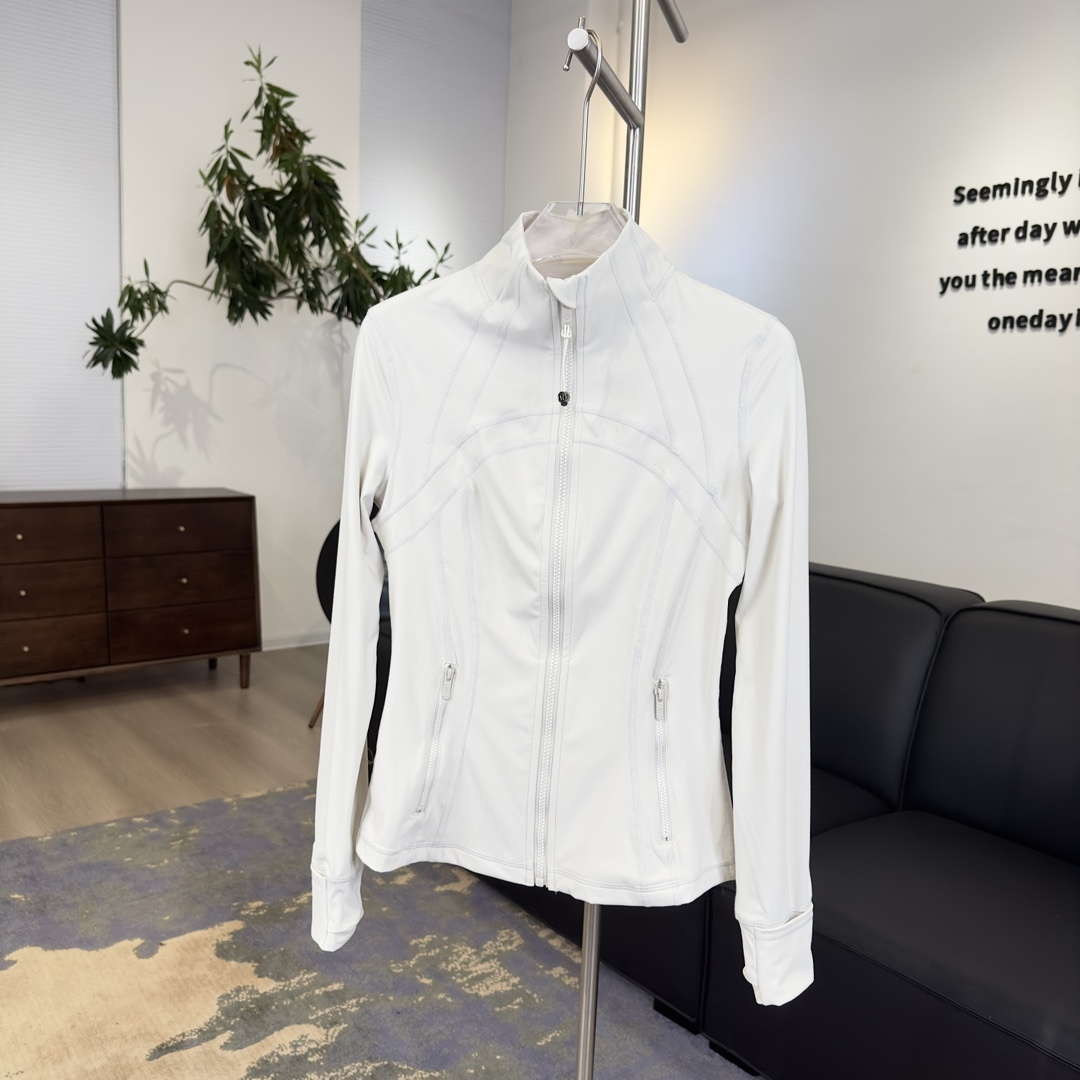 L style stand collar jacket without mesh
