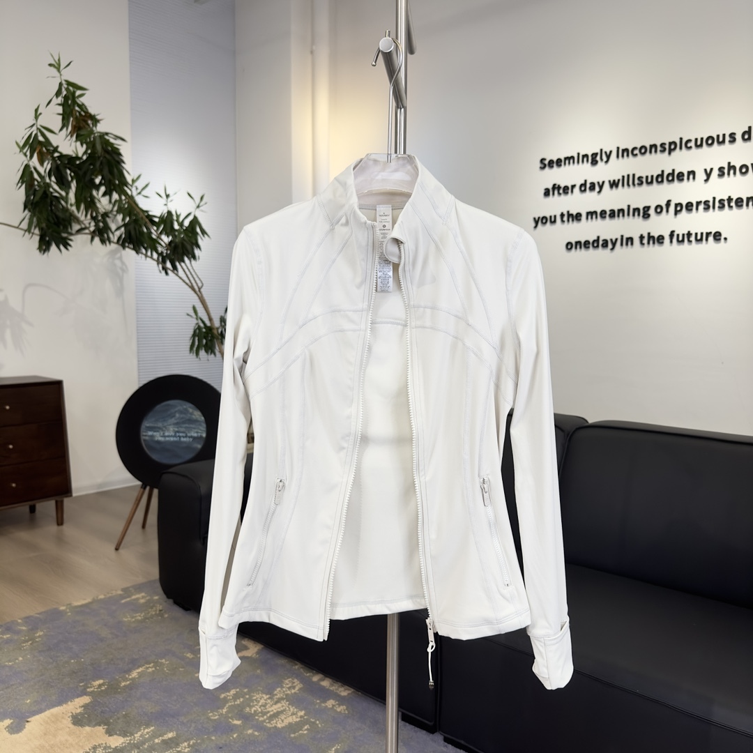 L style stand collar jacket without mesh