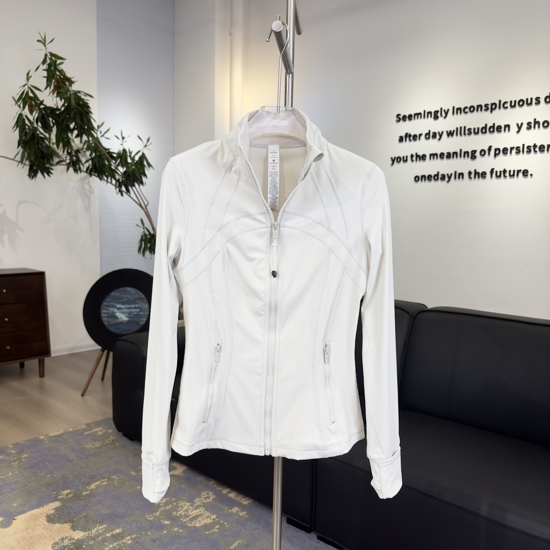 L style stand collar jacket without mesh