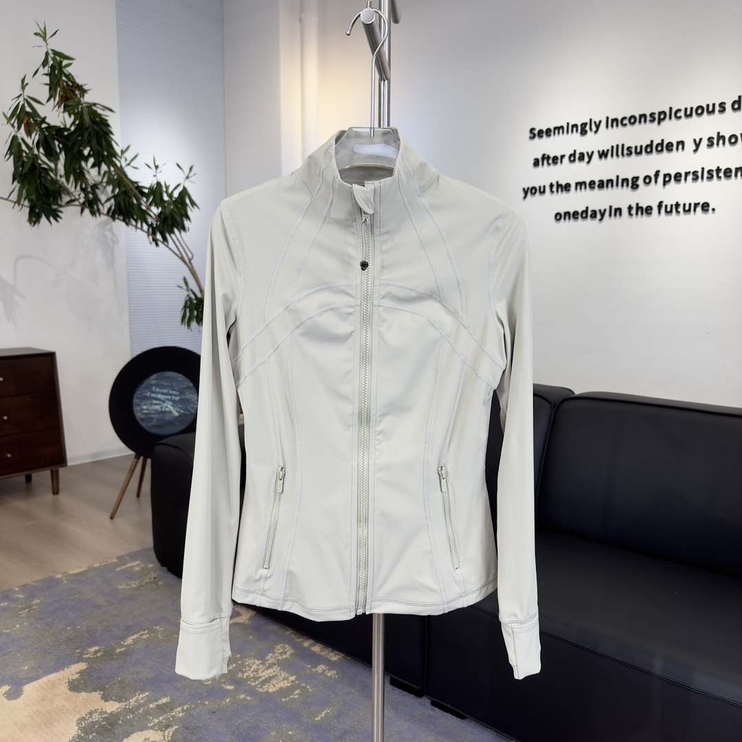 L style stand collar jacket without mesh