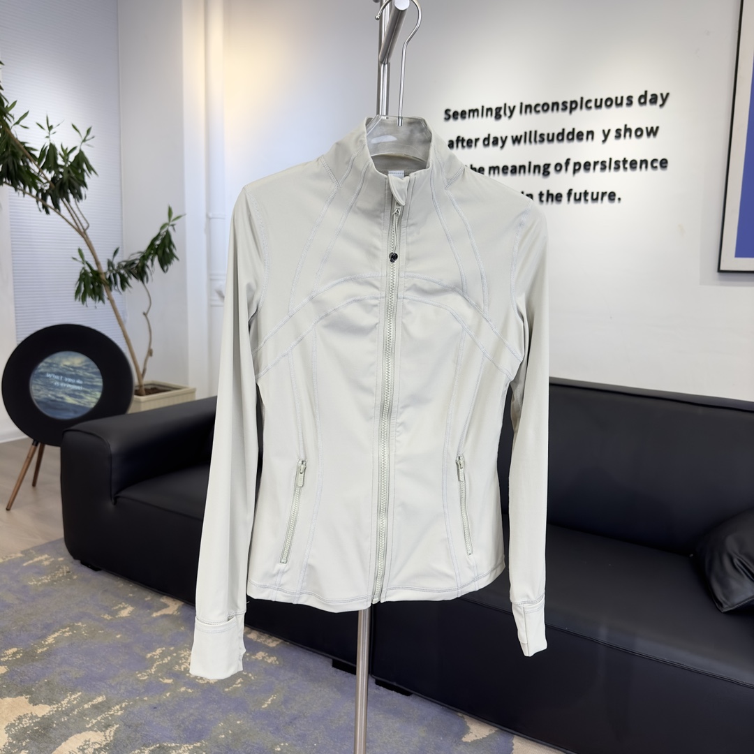 L style stand collar jacket without mesh