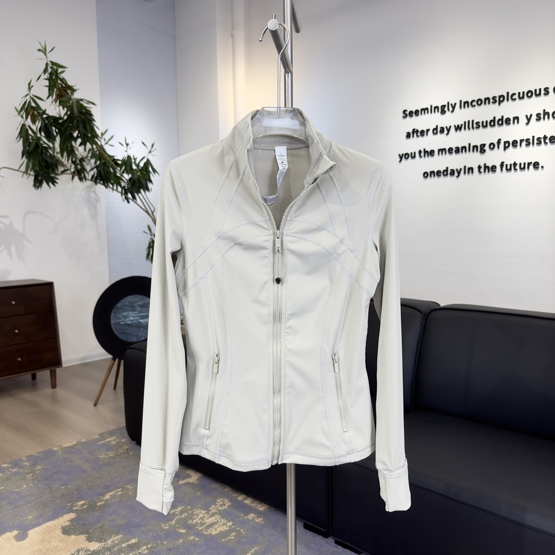 L style stand collar jacket without mesh