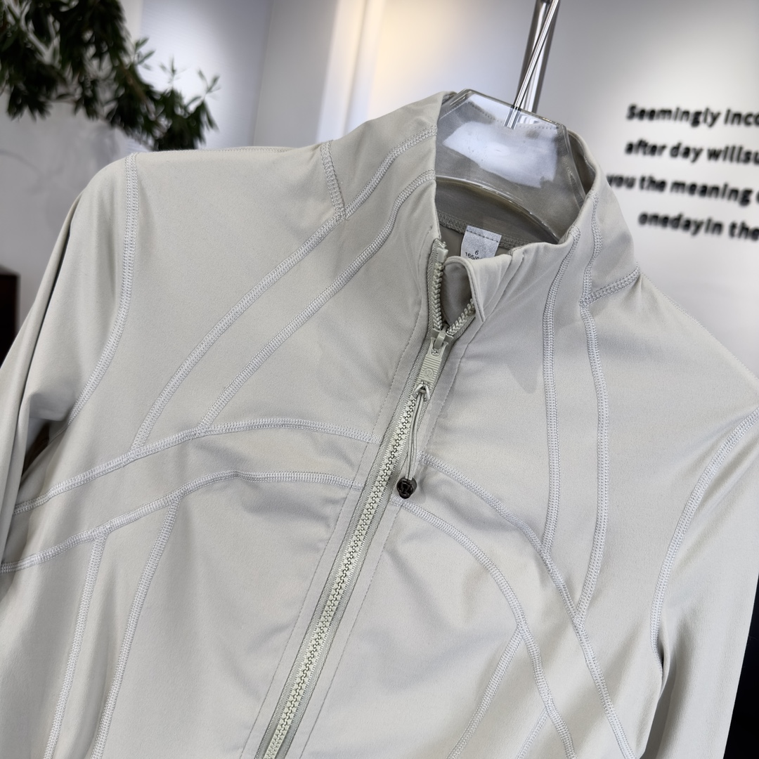 L style stand collar jacket without mesh