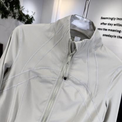 L style stand collar jacket without mesh