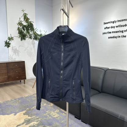 L style stand collar jacket without mesh