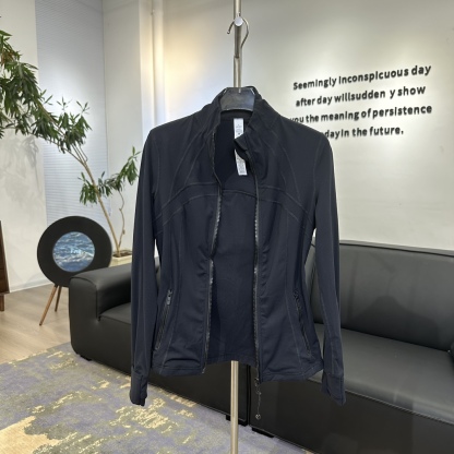 L style stand collar jacket without mesh