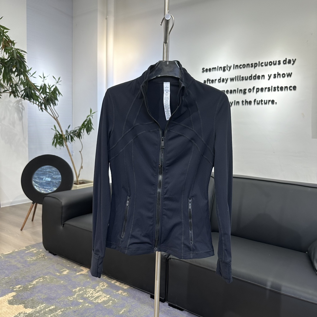 L style stand collar jacket without mesh