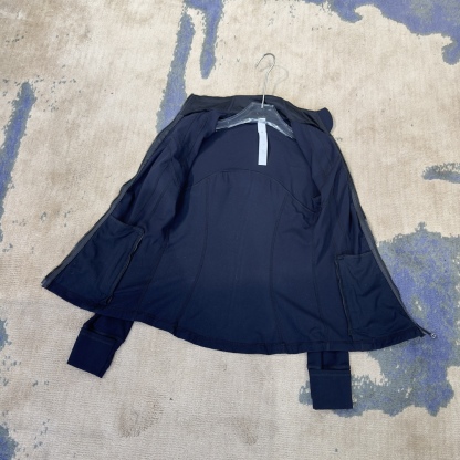 L style stand collar jacket without mesh