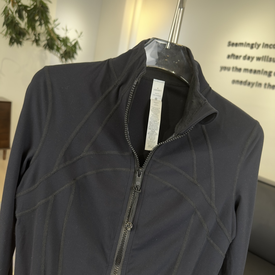 L style stand collar jacket without mesh