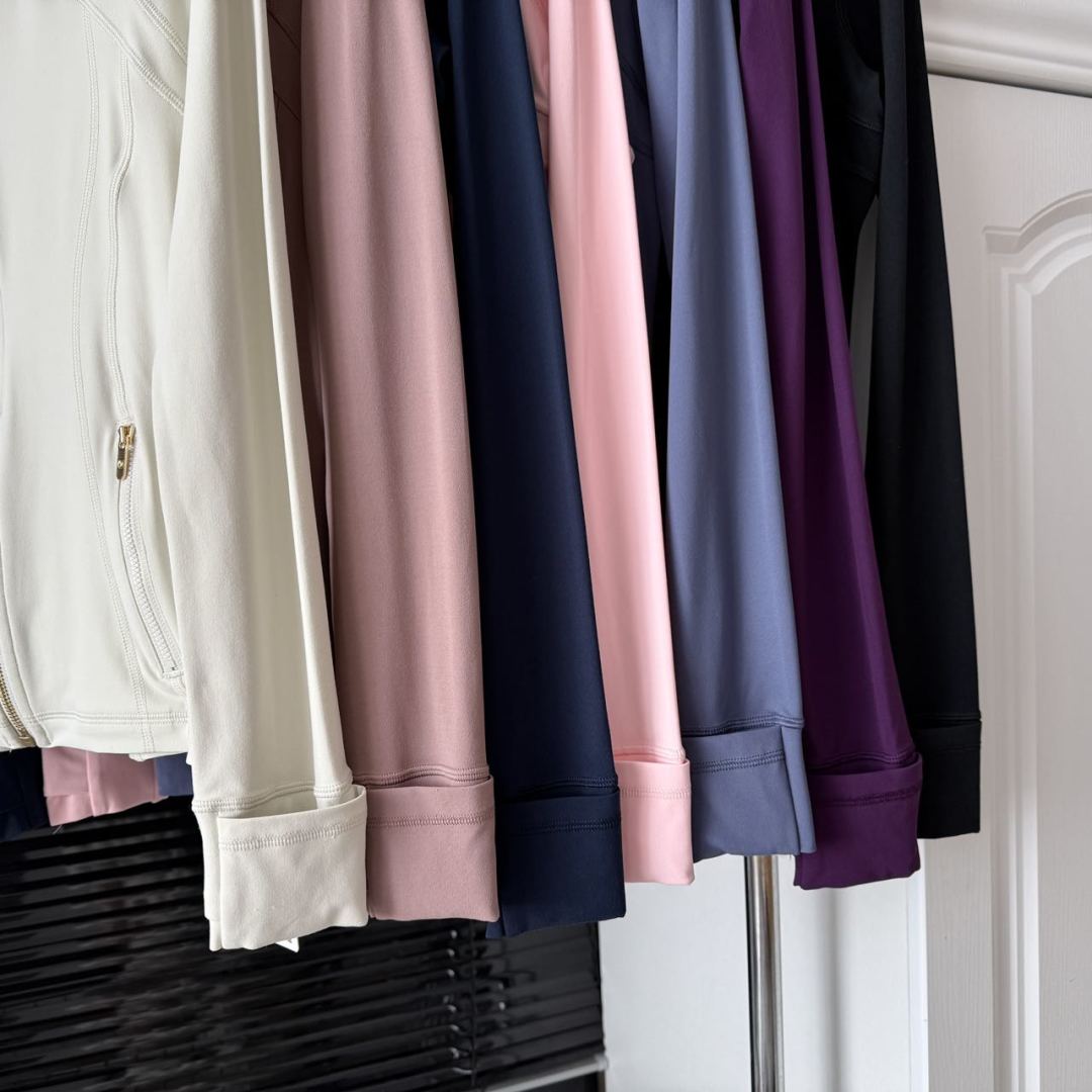 L style elastic slim collar jacket